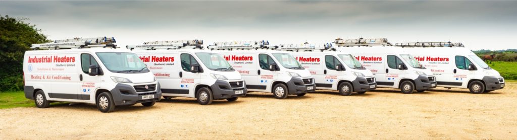 Industrial Heaters Ltd vans - Hampshire, Dorset and South England